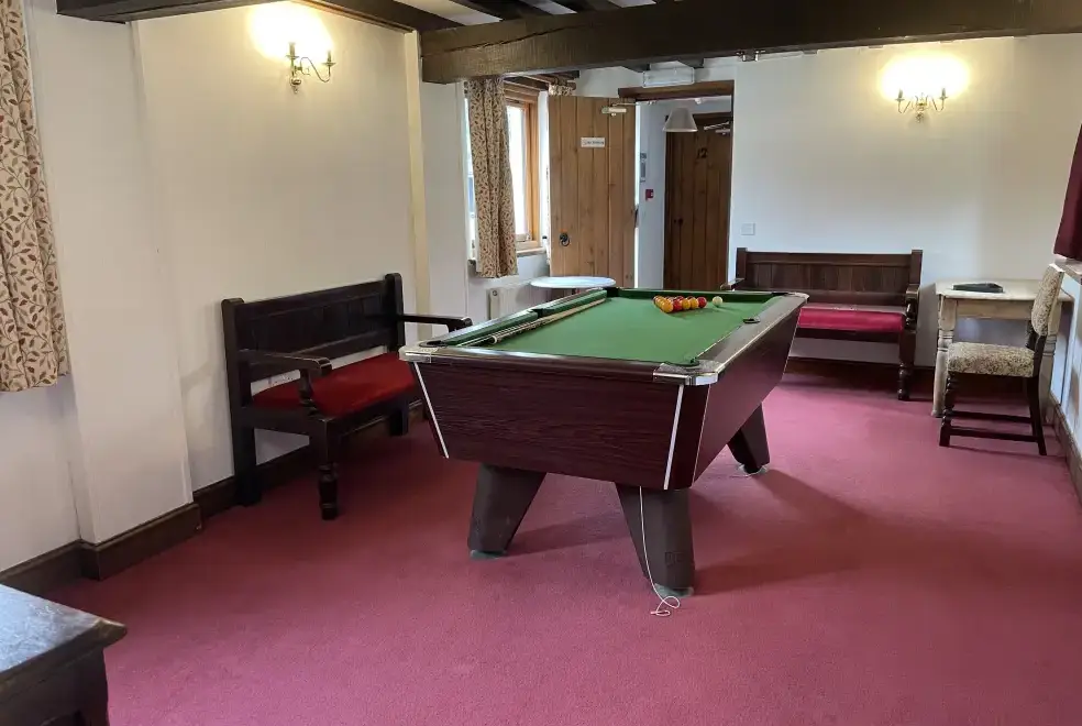 Games Room at Duvale Barn