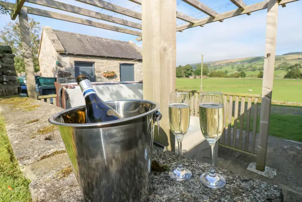 Countryside views at East Crossthwaite Cottage