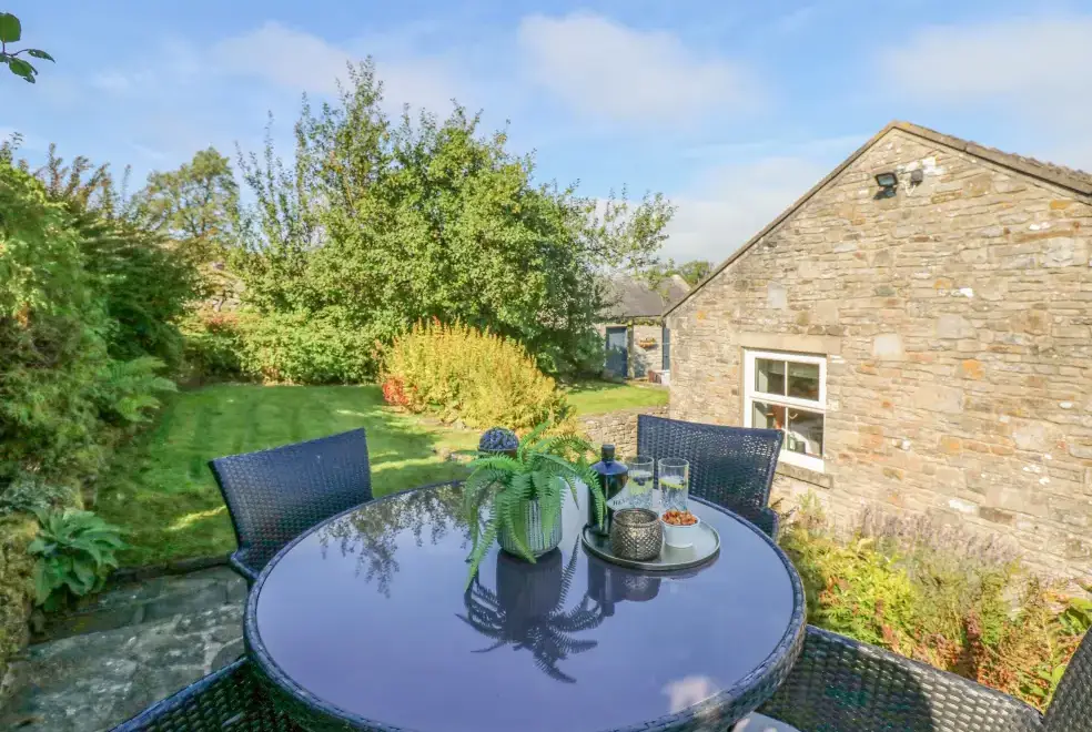 Garden furniture at East Crossthwaite Cottage