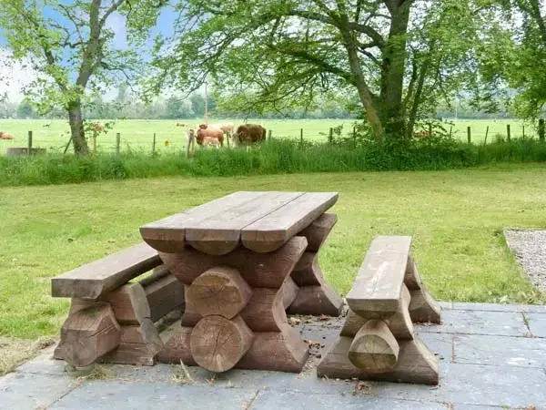 Garden furniture at Easter Urray Country Cottage