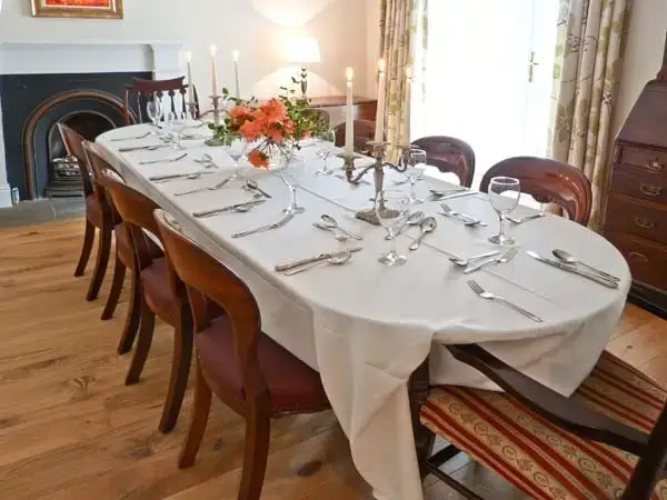 Dining room at Easter Urray Country Cottage