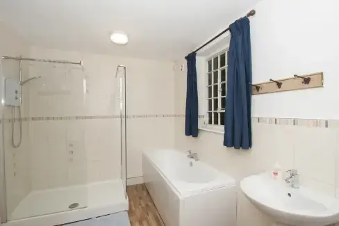 Family bathroom at Ebenezer Chapel, Derbyshire