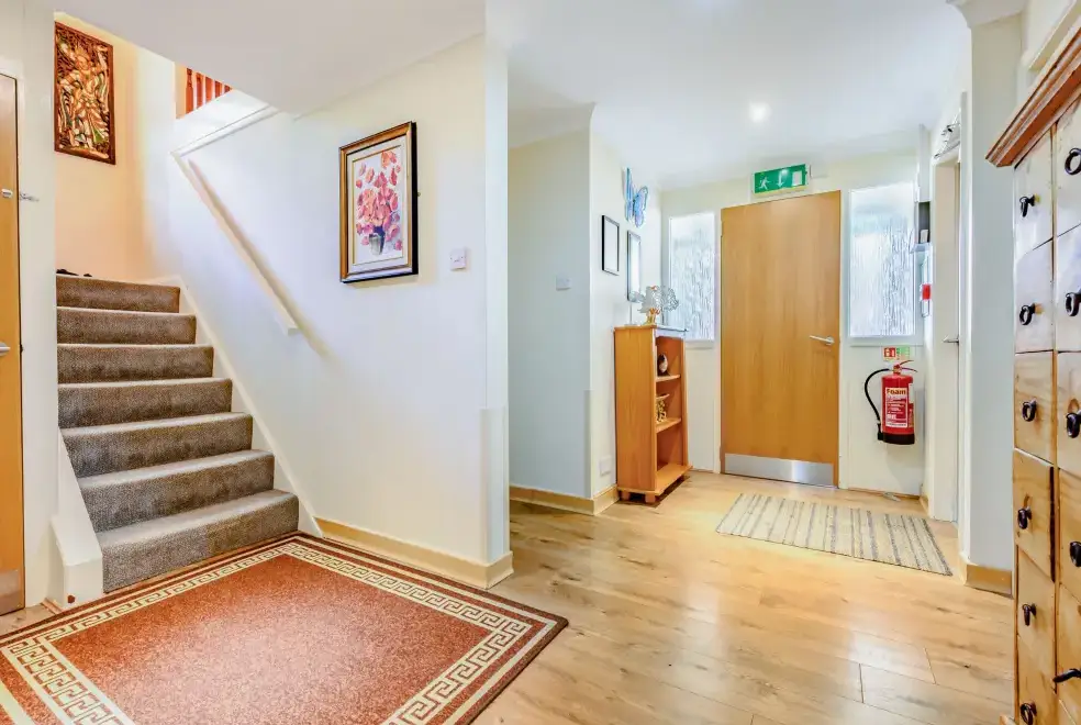Boot room at Eden Holiday House near the Lake District