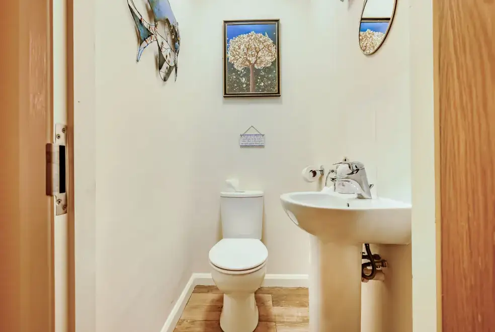 Loo at Eden Holiday House near the Lake District