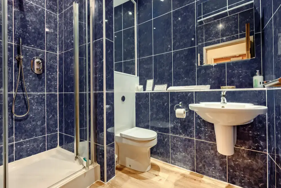 Shower room at Eden Holiday House near the Lake District
