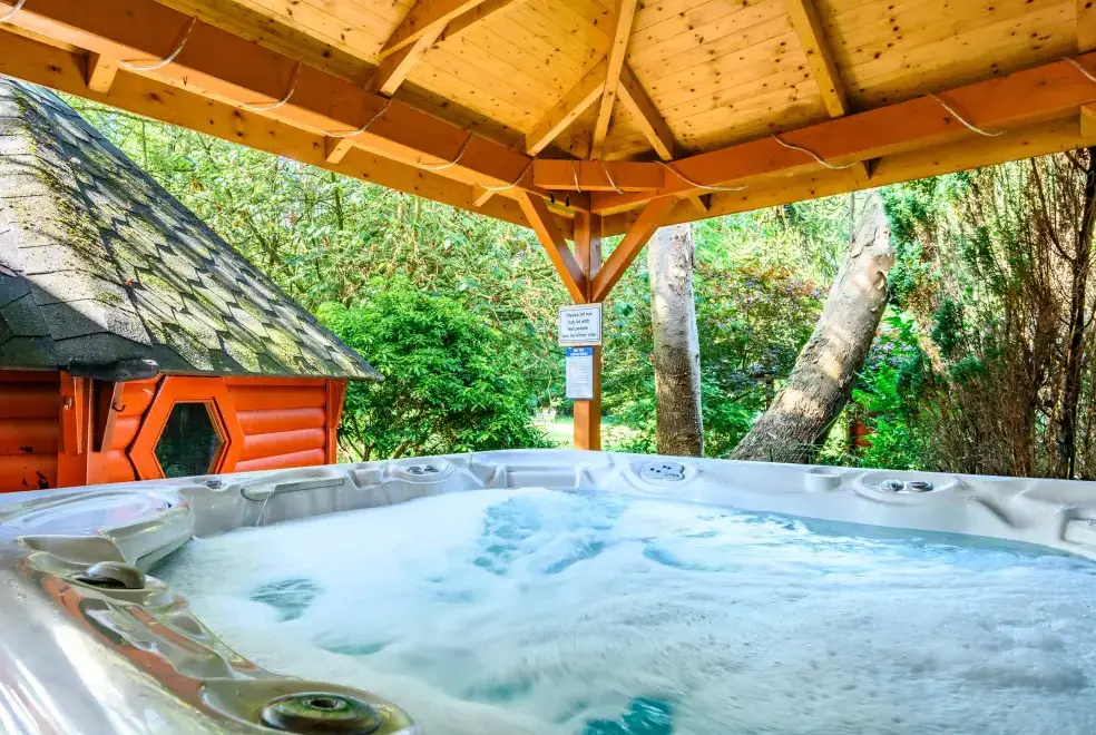 Private Hot Tub at Eden Holiday House near the Lake District