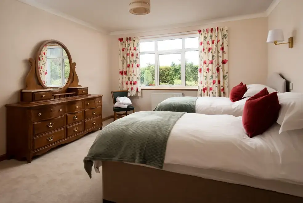 Bedroom at Edington Mains House