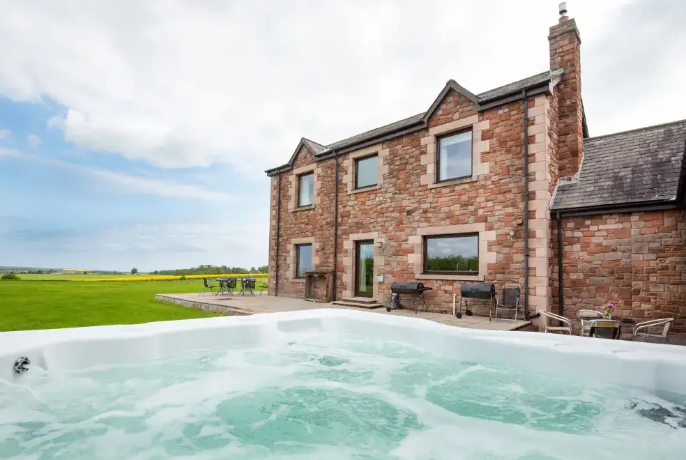 Private Hot Tub at Edingtonhill House