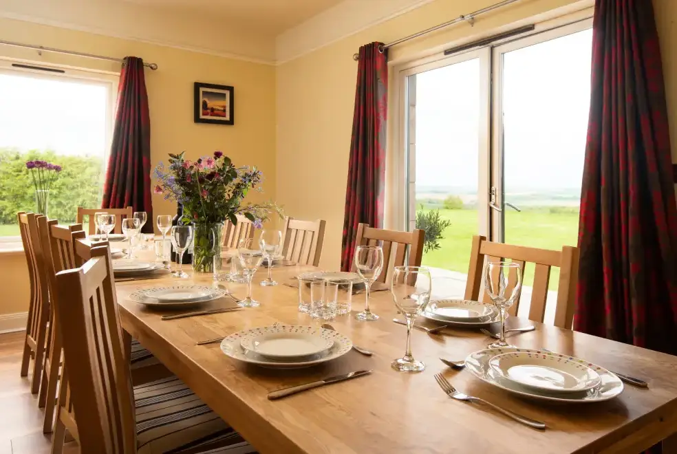 Dining room at Edingtonhill House