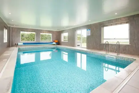 Private Swimming Pool at Edingtonhill House, Borders