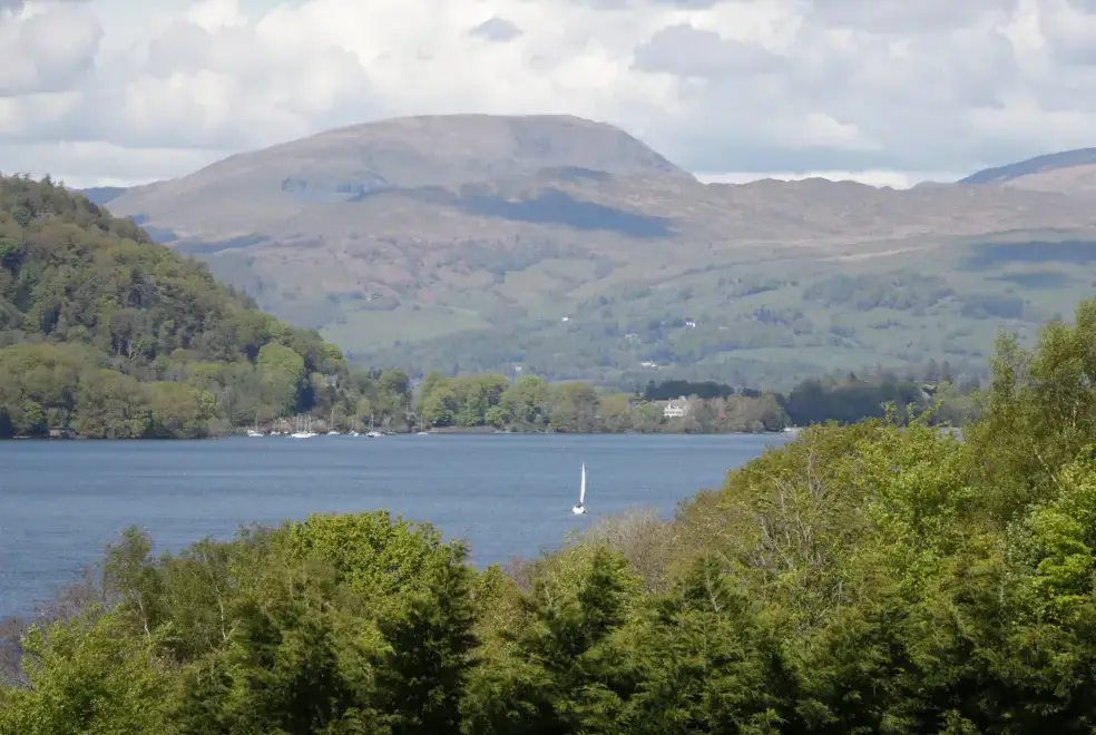 Lake view at Eller Riggs Cottage