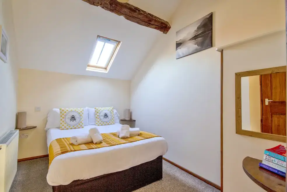 Bedroom at Emma's Dairy - With Indoor Pool, Sports Area & Under 5yrs play area included