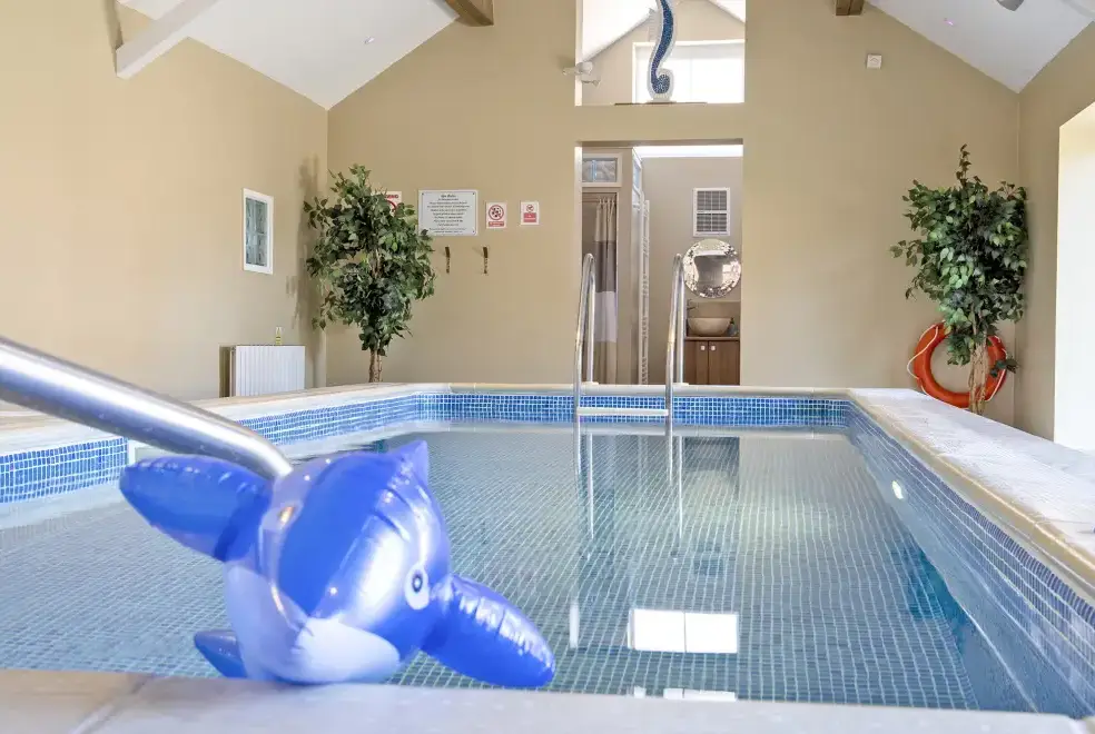Private Swimming Pool at Emma's Dairy - With Indoor Pool, Sports Area & Under 5yrs play area included