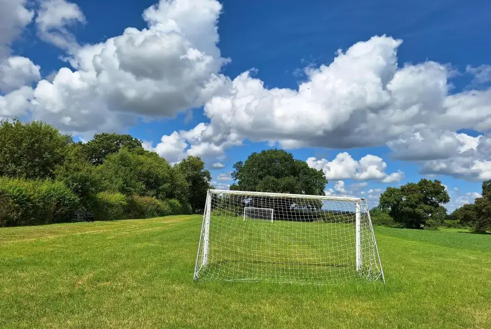 Outdoor games area at Emma's Dairy - With Indoor Pool, Sports Area & Under 5yrs play area included