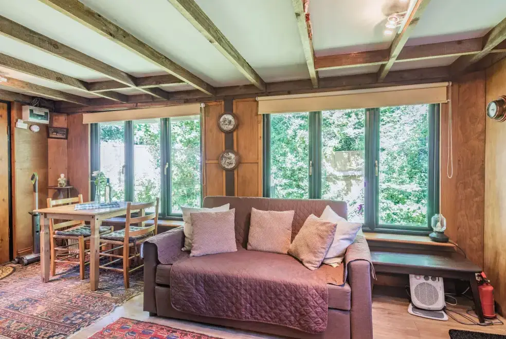 Lounge at Endymion Cabin, New Forest National Park