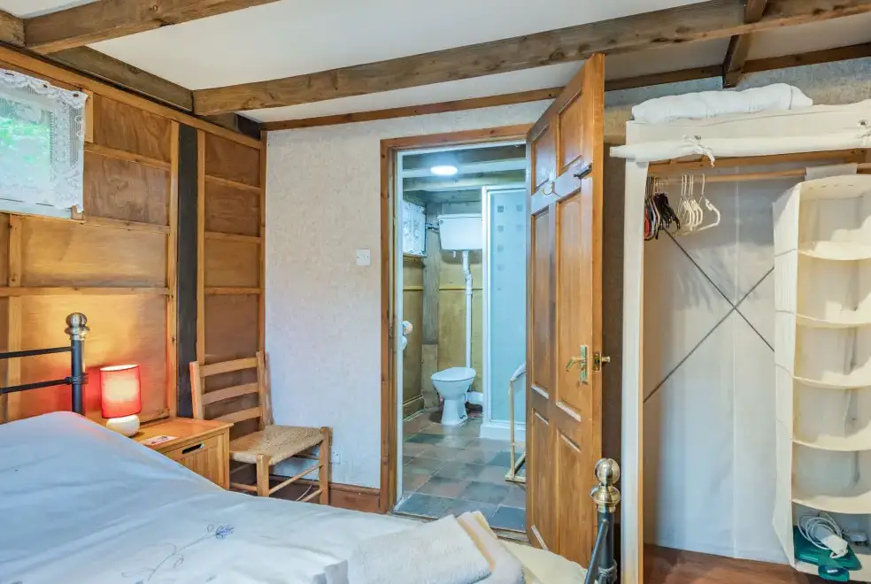 Bedroom at Endymion Cabin, New Forest National Park