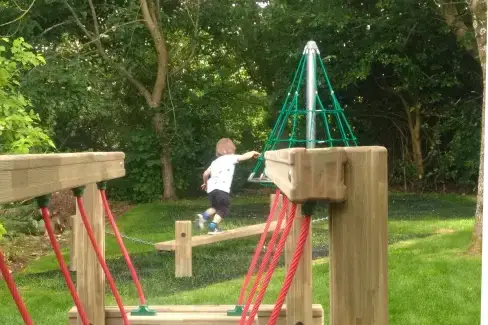 Children’s play area at Epsom Cottage, Oxfordshire