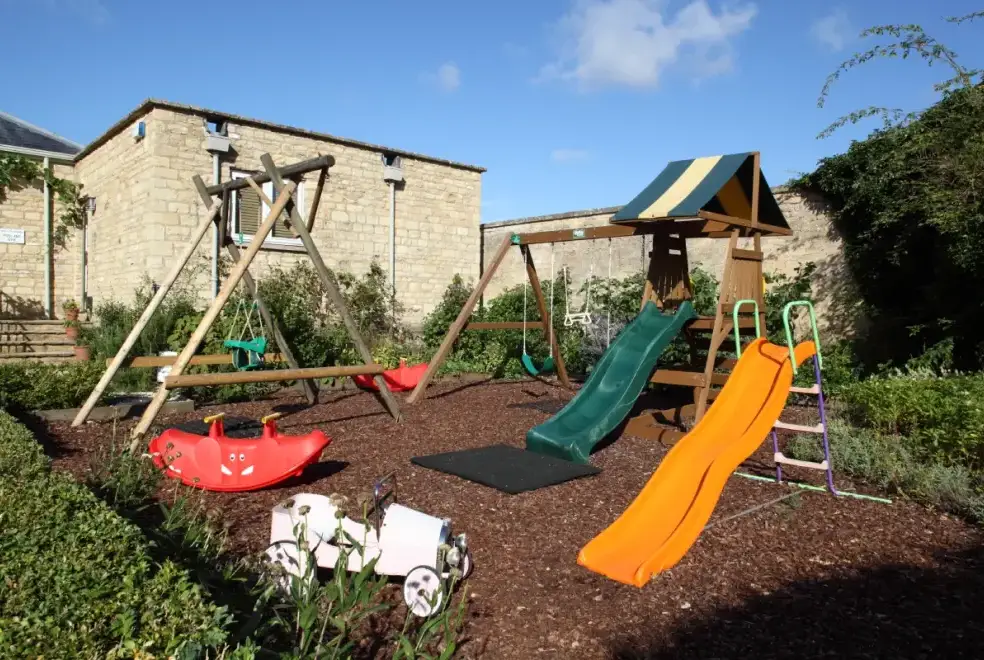 Children’s play area at Epsom Cottage