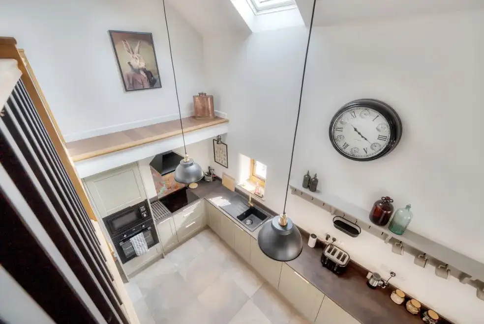 Kitchen/diner at Exmoor Barn