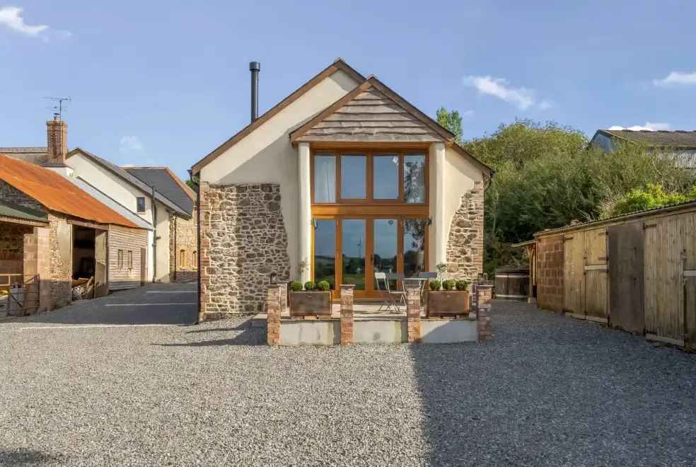 Exmoor Barn, from the outside