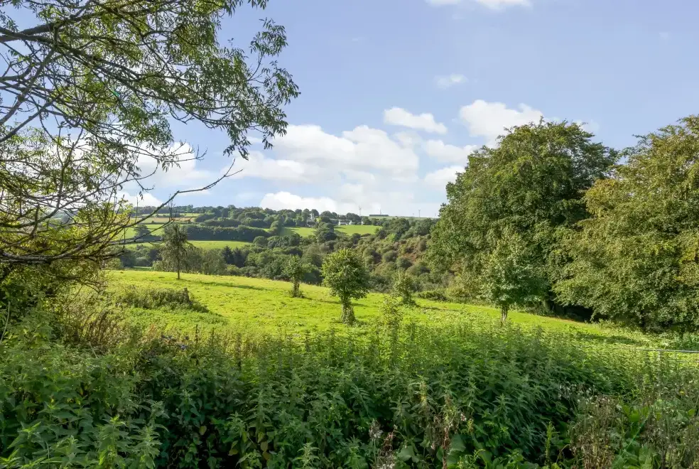 Countryside views at Exmoor Barn