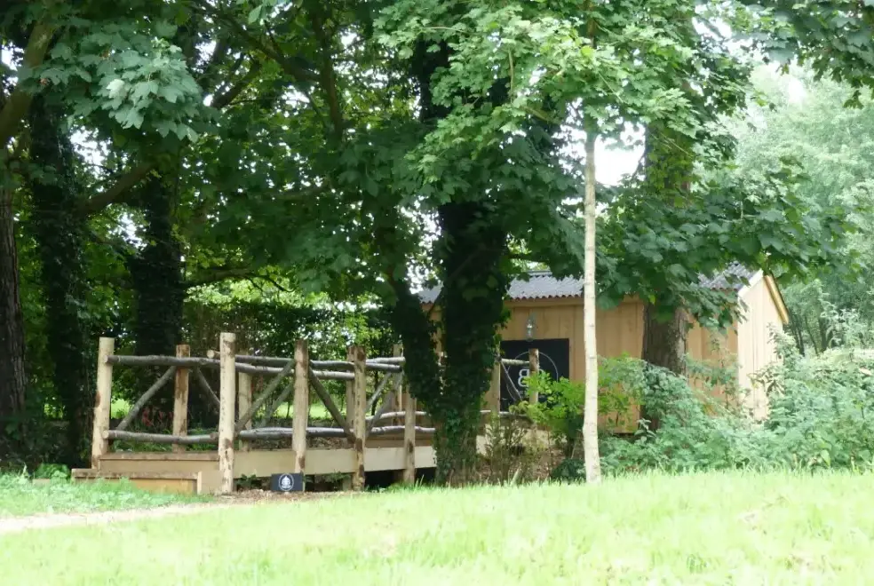 Decked area at Fair Oak Farm - Your Country Estate