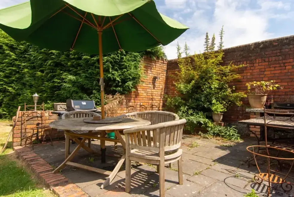 Patio area at Fairlea Grange