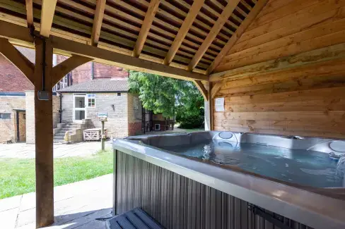 Private Hot Tub at Fairlea Grange, Monmouthshire