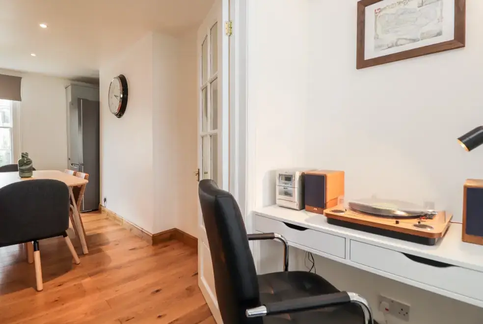 Desk area at Fairlight View