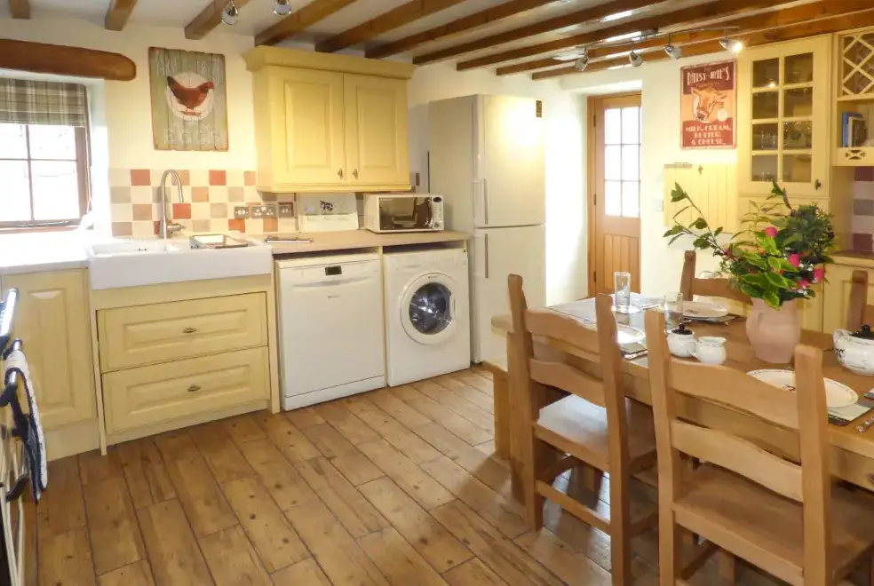 Farmhouse style kitchen at Fell View Cottage