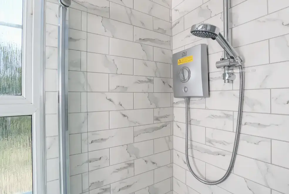 Shower room at Ferrystone