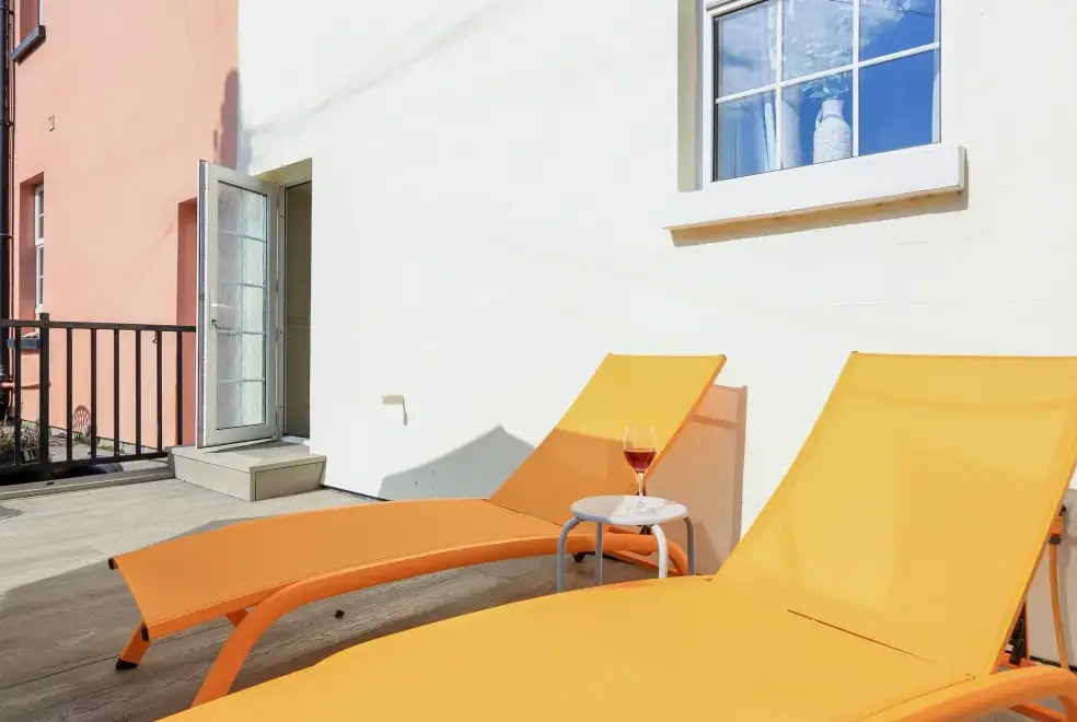 Decked area at Ferrystone