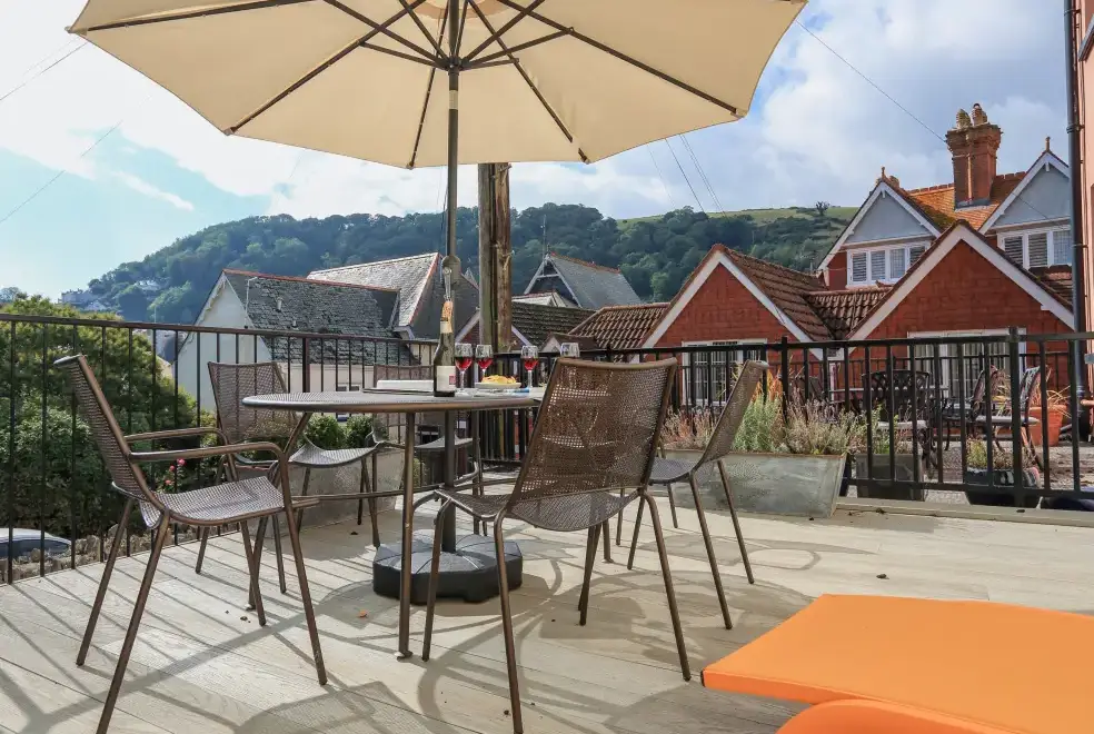 Decked area at Ferrystone