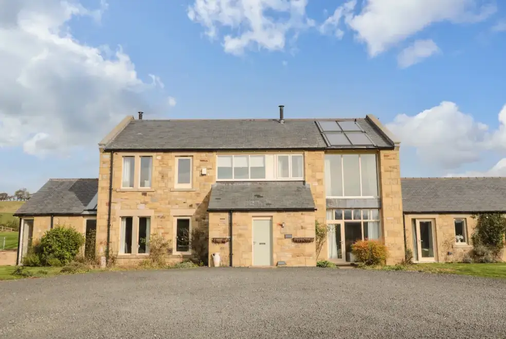 Fontburn Farmhouse, from the outside