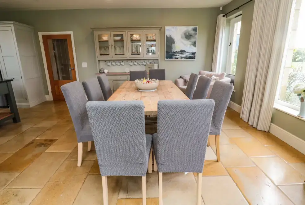 Dining room at Fontburn Farmhouse