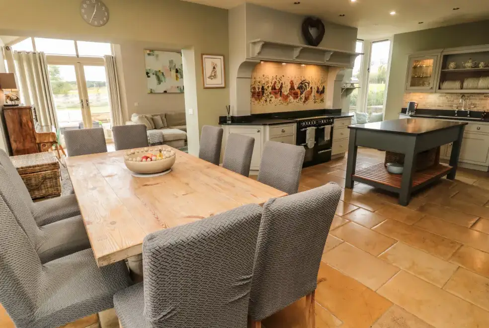 Kitchen/diner at Fontburn Farmhouse