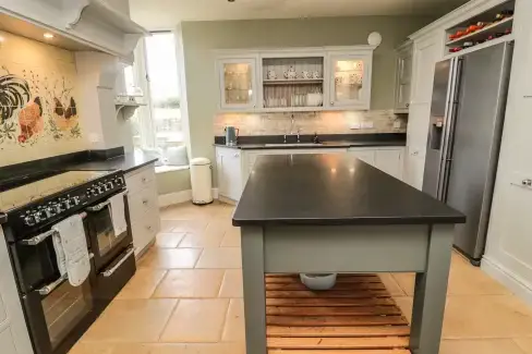 Farmhouse style kitchen at Fontburn Farmhouse, Northumberland