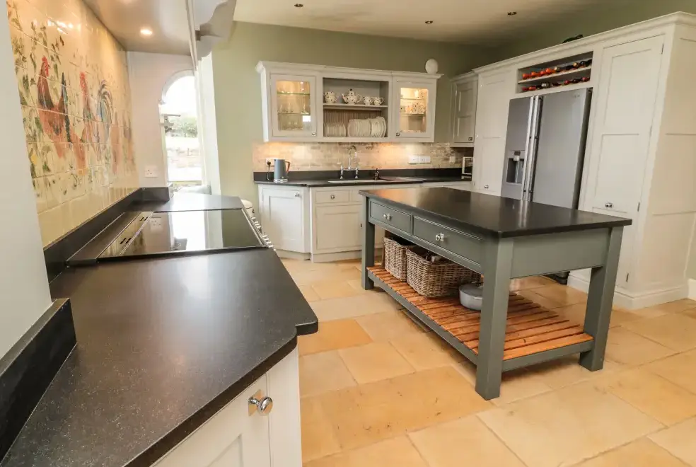 Well equipped kitchen at Fontburn Farmhouse