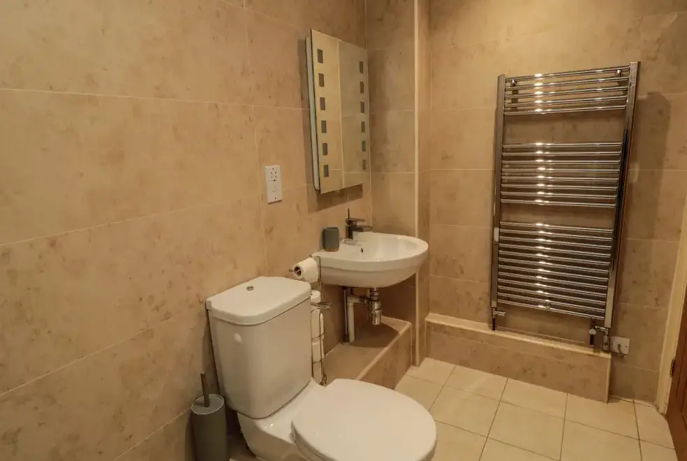 Ensuite bathroom at Fontburn Farmhouse