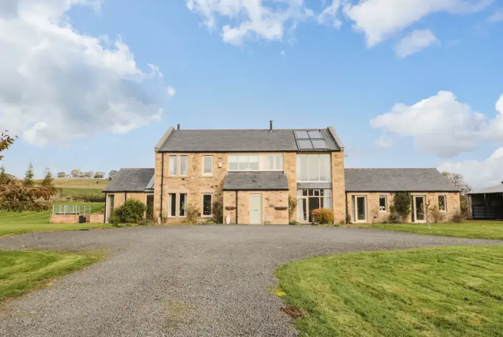 Fontburn Farmhouse, from the outside