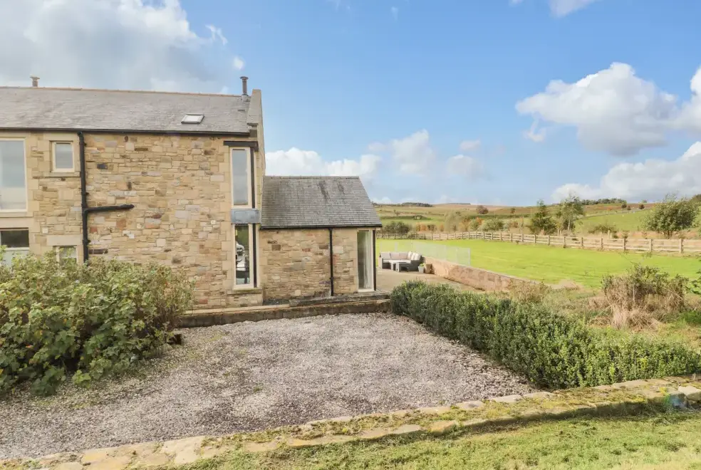 Fontburn Farmhouse, from the outside