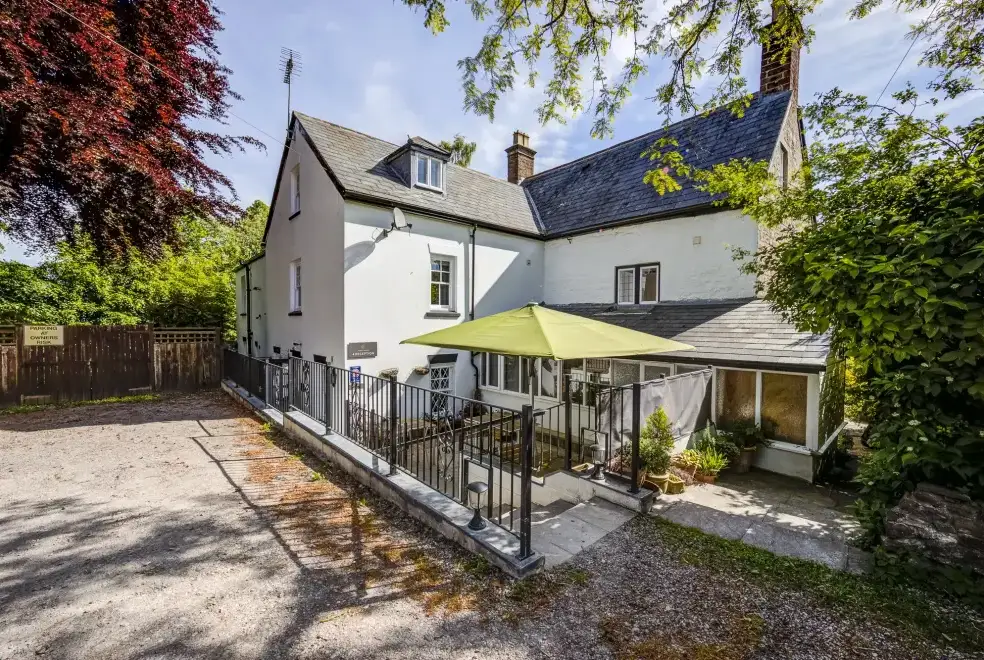 Enclosed garden at Forest House
