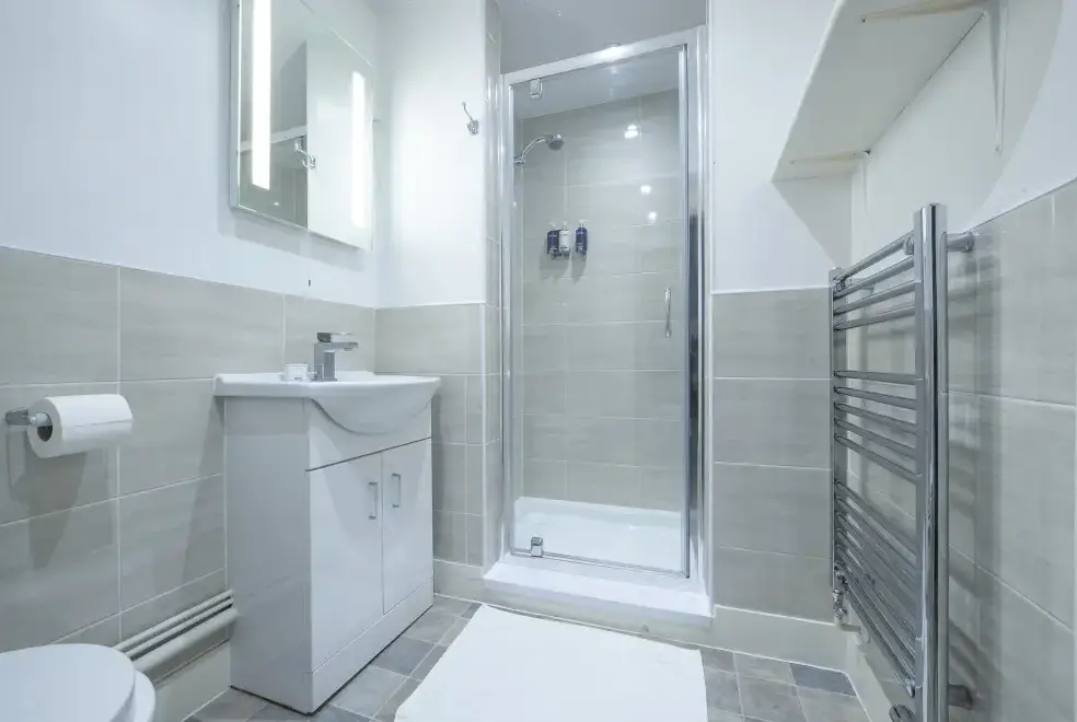 Shower room at Forest House