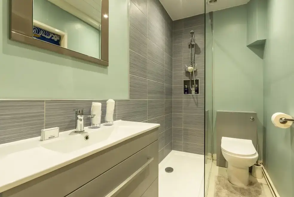 Shower room at Forest House