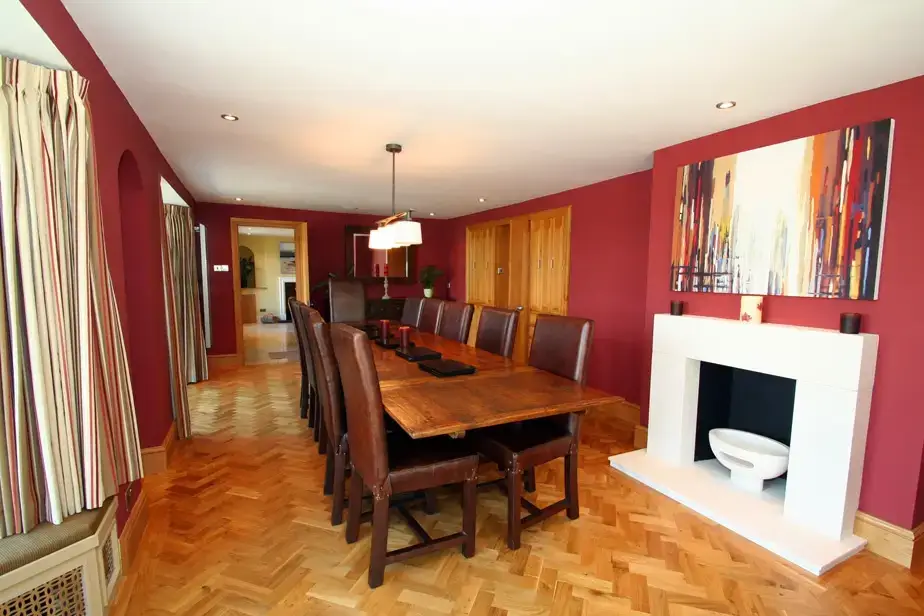 Dining room at Four Ashes (Stunning Water Views)