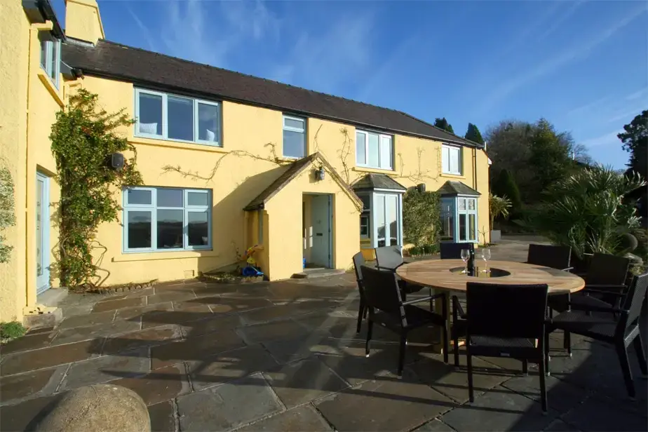 Patio area at Four Ashes (Stunning Water Views)
