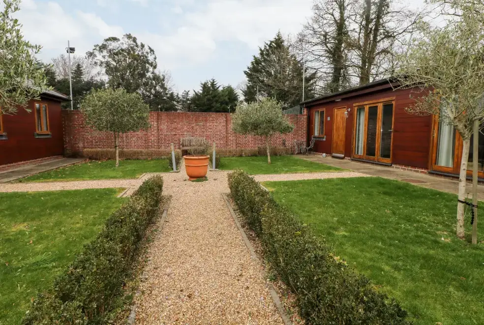 Enclosed garden at Fox's Den