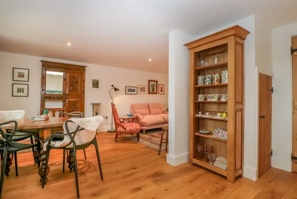 Open plan living area at Frith Green