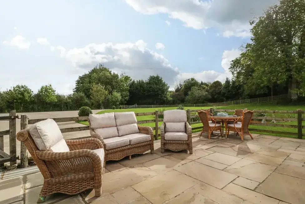 Patio area at Frith Green