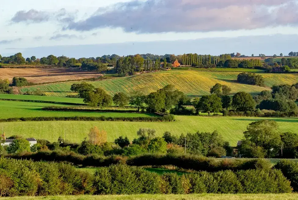 Countryside views at Frith Green